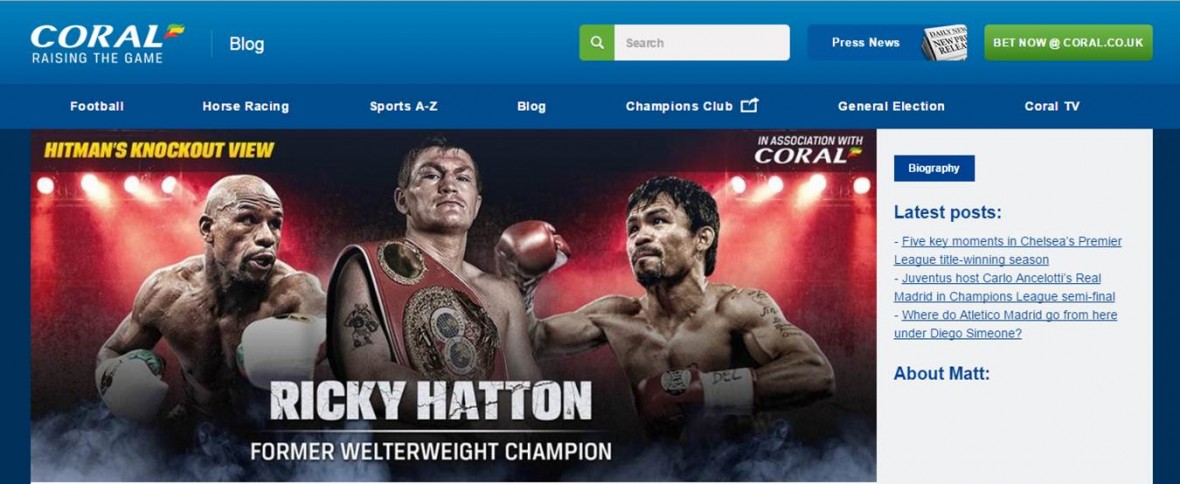 Heavyweight - Ricky Hatton & Coral